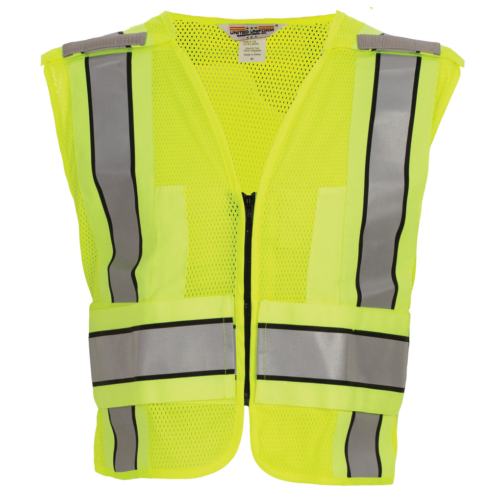 Tact Squad United Uniform Mfr. ANSI Mesh Safety Vest, Style 128