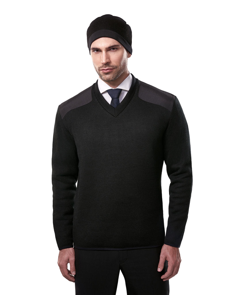 Cobmex V-Neck Fleece Lined Commando Sweater (Optional Badge Plate, Name Plate and Epaulets Included), Style 2030