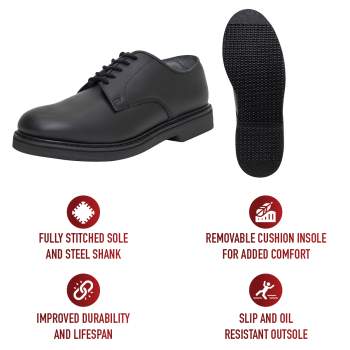 Rothco Military Uniform Oxford Leather Shoes, Style 5085 – ALL GEARED UP