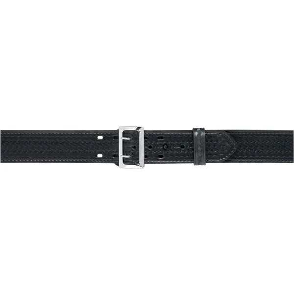 Safariland Sam Browne Basketweave Duty Belt, Hook Lined 2.25" (58MM) Chrome Buckle, Style 87V